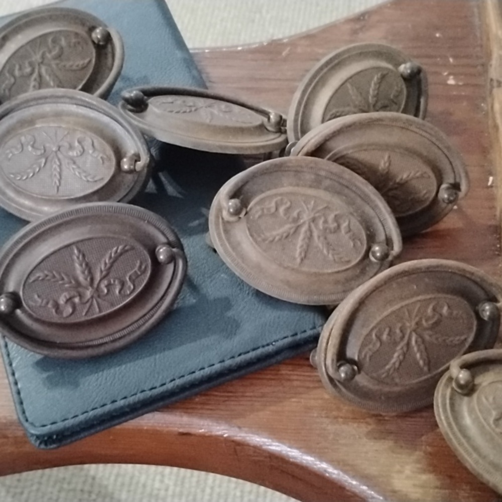 Antique wheat cabinet handles